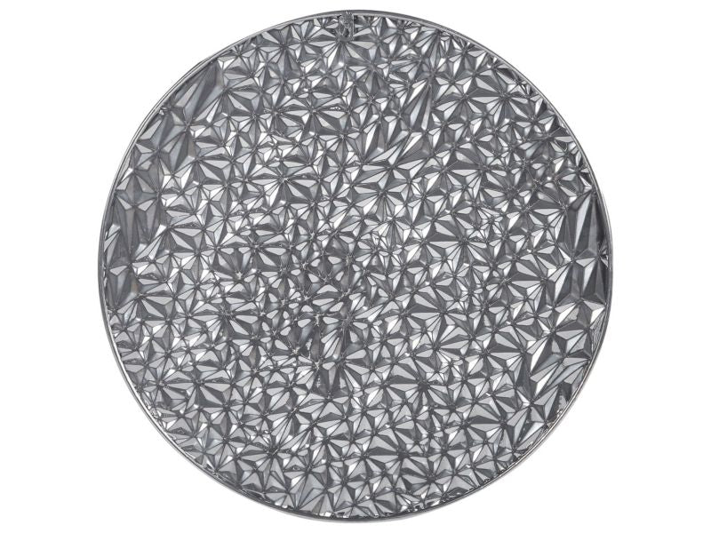 Vægdekoration Moscavide 59 cm Metal Sølv 1 stk.