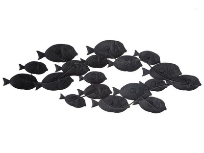 Vægdekoration fisk Fermium 47 cm metal farverig 1 stk.