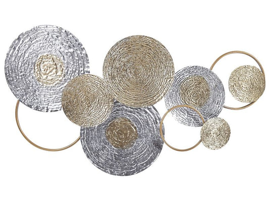 Vægsdekoration Vanadium 60 cm Metal Guld 1 stk.