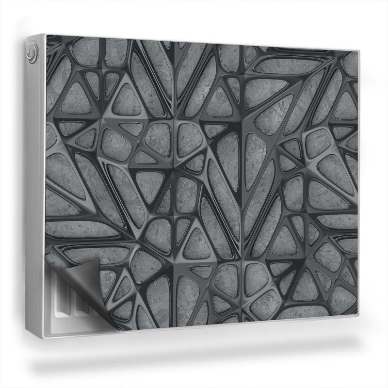 Magnetisk Radiatorskjuler 80x60 cm Metalstruktur