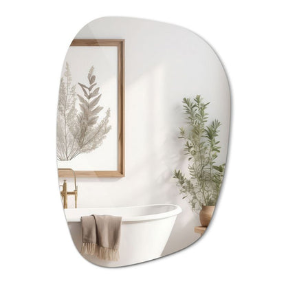 Dekorativt Spejl Tulup 49 x 34 cm Ovalt