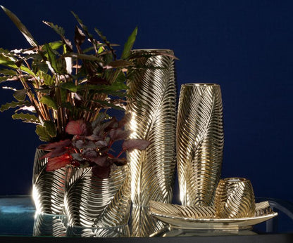 Dekorationsfad Keramisk 45x25 cm Guld