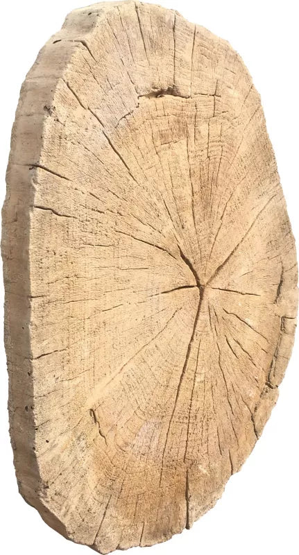 Dekorativ Trædesten i Beton 37x32 cm Brun Trælook