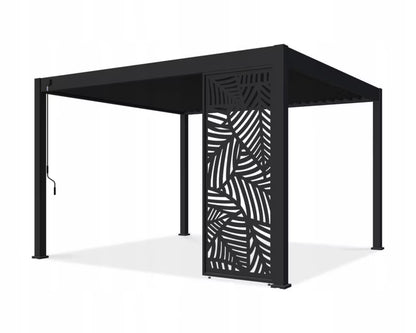 Dekorativt Panel til Pergola 115x235 cm Antracit