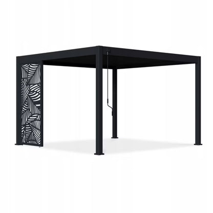 Dekorativt Panel til Pergola 115x235 cm Antracit