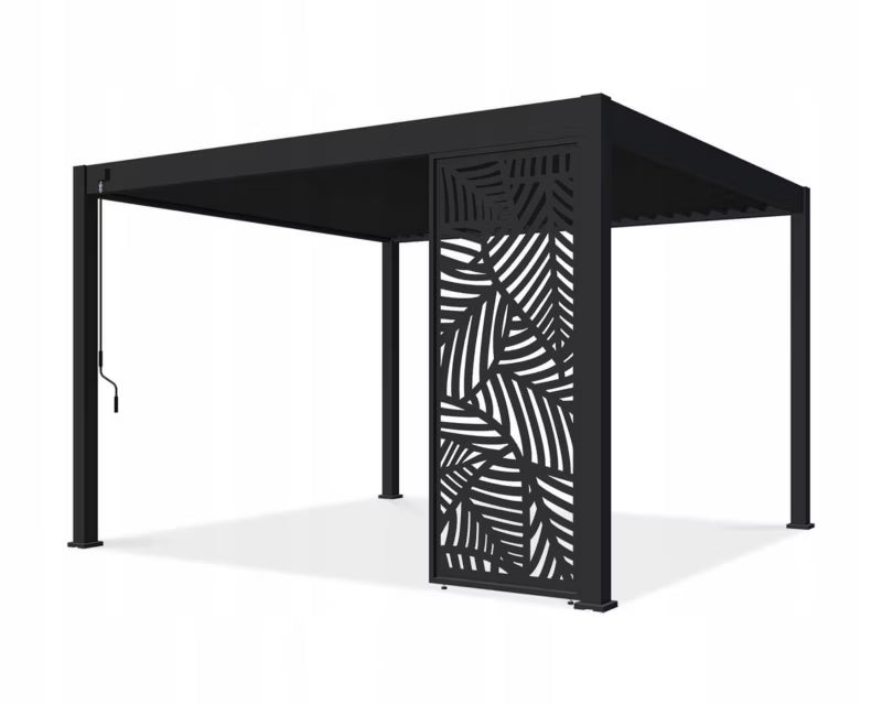 Dekorativt Panel til Pergola 115x235 cm Antracit