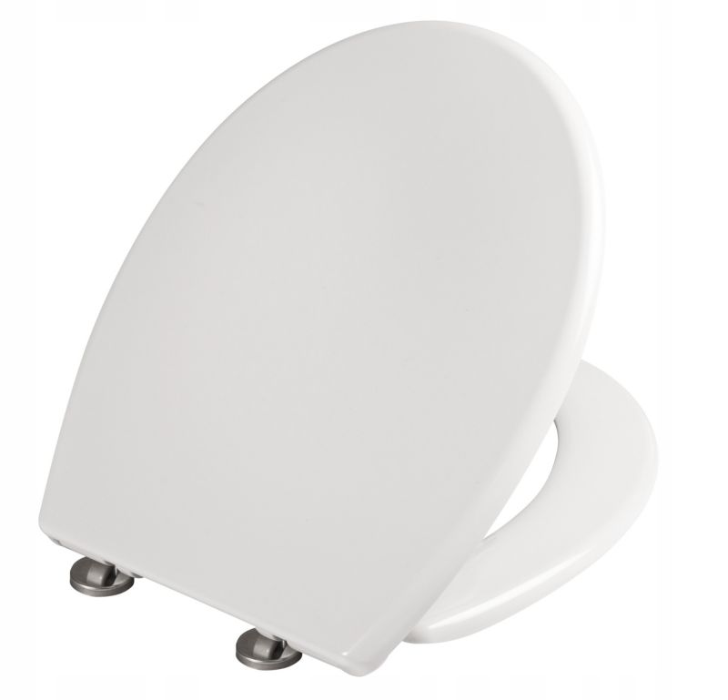 Toiletsæde Hårdt Duroplast Hvidt Standard Softclose Quick-Release