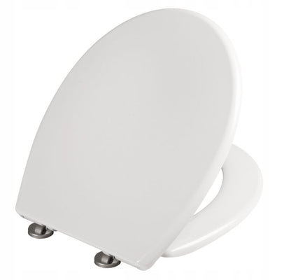 Toiletsæde Hårdt Duroplast Hvidt Standard Softclose Quick-Release