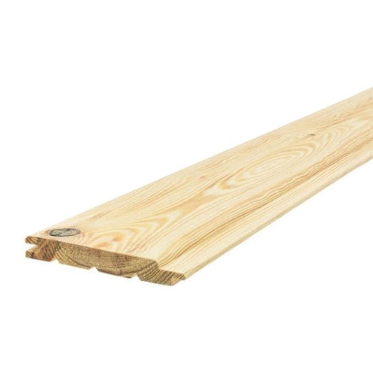 Facadebræt profil S 17 x 130 x 3000 mm 2,34 m²