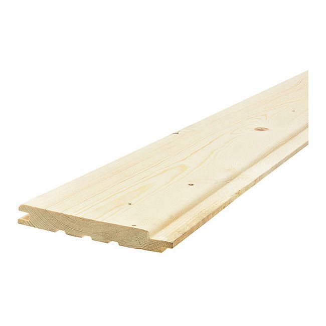 Gran-udvendig beklædningsbræt 19 x 146 x 3000 mm 2,63 m²