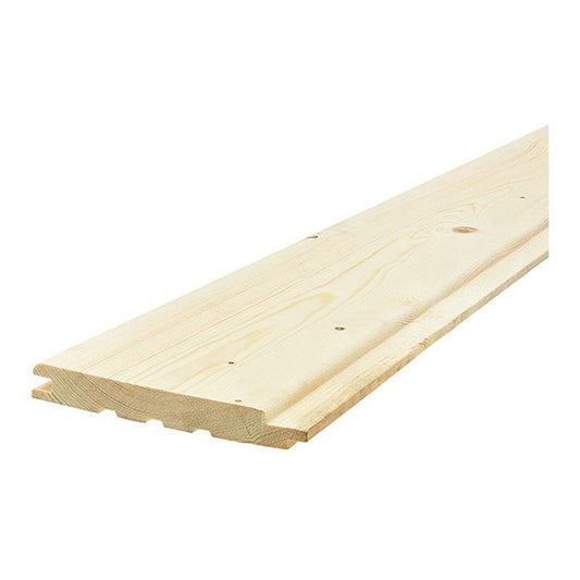 Gran-udvendig beklædningsbræt 19 x 146 x 3000 mm 2,63 m²