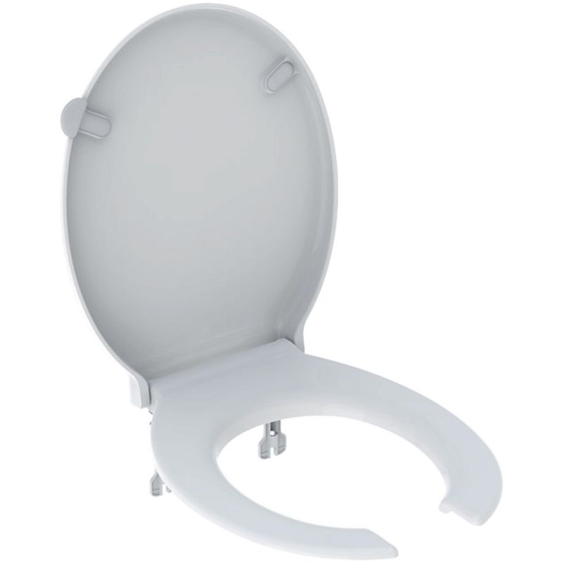 Toiletsæde Selnova Comfort Antibakteriel Hvid 46x37,5 cm