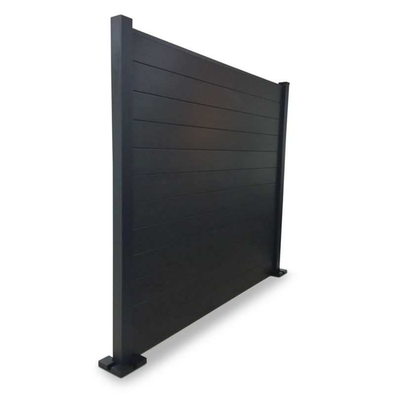 GoodHome Neva komposit hegnsplanke 2,2 x 15,7 x 179 cm grå 3 stk.