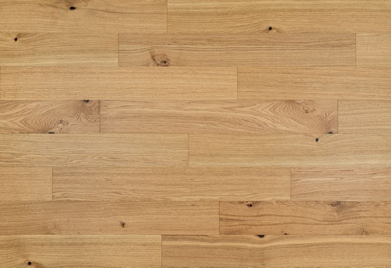 Forfineret gulvbræt Zip Eg Knudret lakkeret 1,45 m²