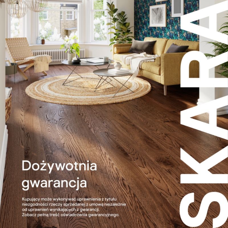 Massivt lakkeret gulvbræt GoodHome Skara L 1,26 m²