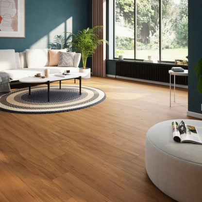 Massiv olieret gulvplanke GoodHome Visby 1,26 m²