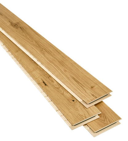 Træplade til gulv, 3-lags Barlinek Eg Advance, 1-lamel, 0,99 m2