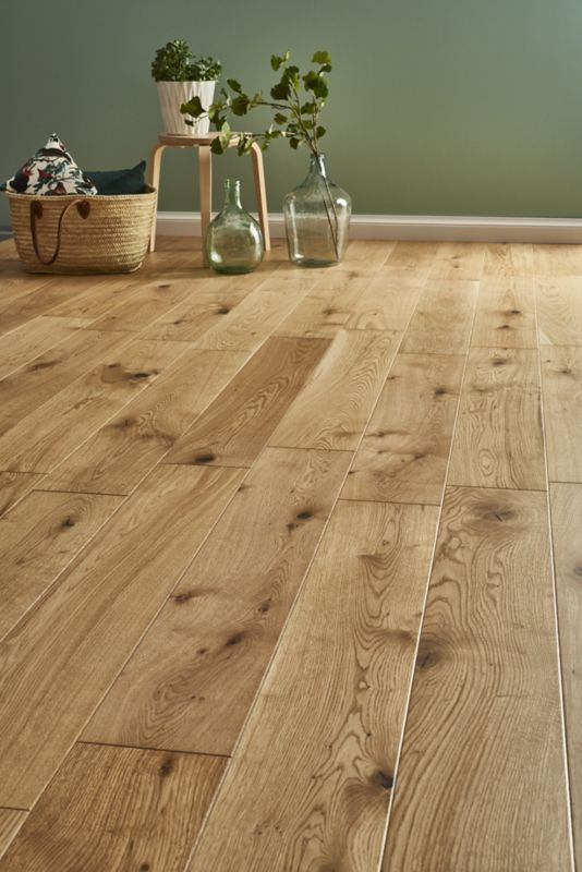 Trelags gulvplanke Barlinek Eg Varius 1-lamel 1,37 m²