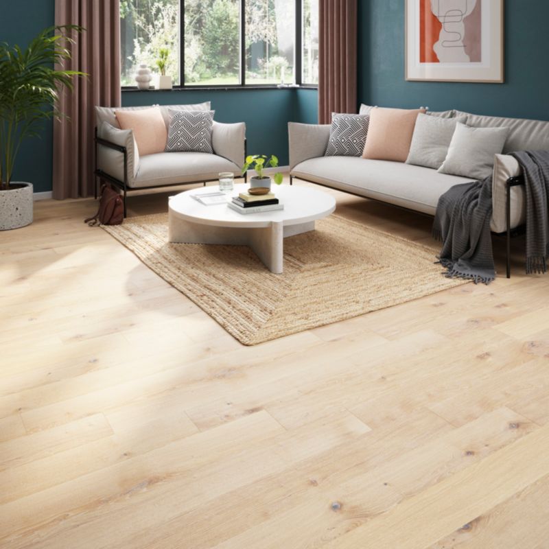 3-lags Gulvbræt Eg Belve M 1-stav 0,99 m²