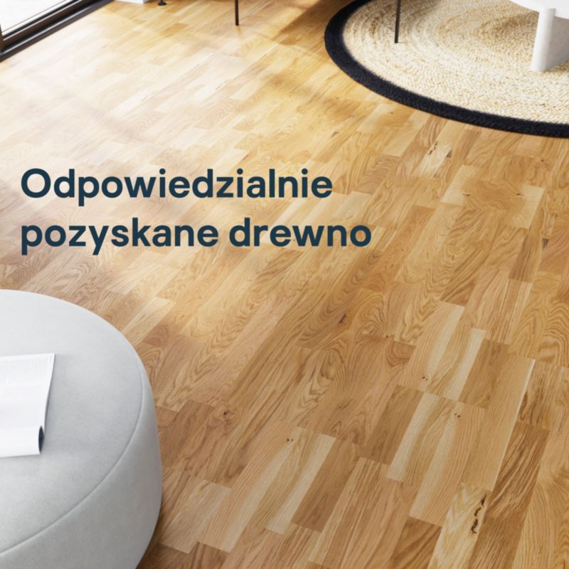 GoodHome Elkins 3-lamel trægulvsplanke i eg, 1,58 m²