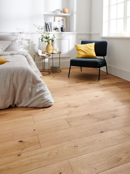 3-lags Træplanke Eg Marcy 109,2x18 cm Natur 1,37 m²