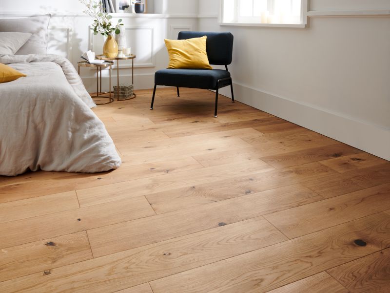 3-lags Træplanke Eg Marcy 109,2x18 cm Natur 1,37 m²