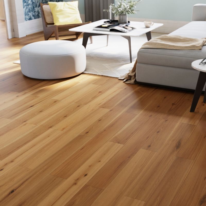 3-lags Gulvbræt Eg Visby M Rustic 1-lamel 0,99 m²