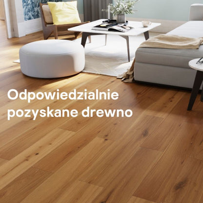 Trægulv 3-Stavs Eg Mørk 180x1092x14 mm 1,37 m²