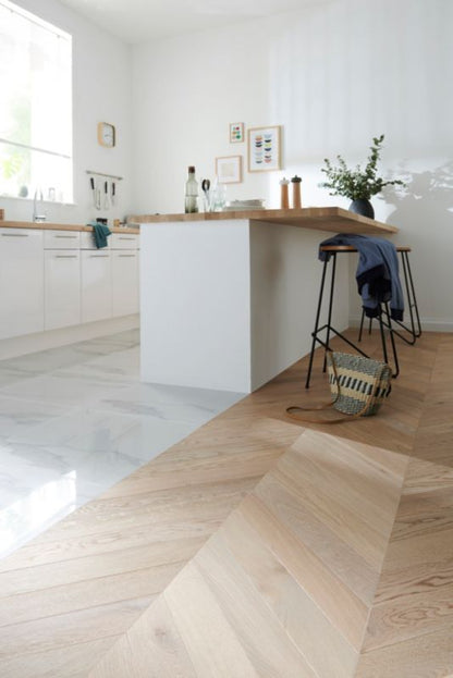 GoodHome Eslov trelags gulvbræt 14 x 90 x 540 mm fransk fiskebensmønster 1-lamel 1,75 m²
