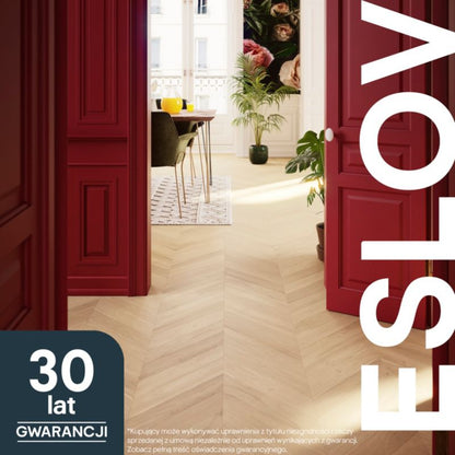 GoodHome Eslov trelags gulvbræt 14 x 90 x 540 mm fransk fiskebensmønster 1-lamel 1,75 m²