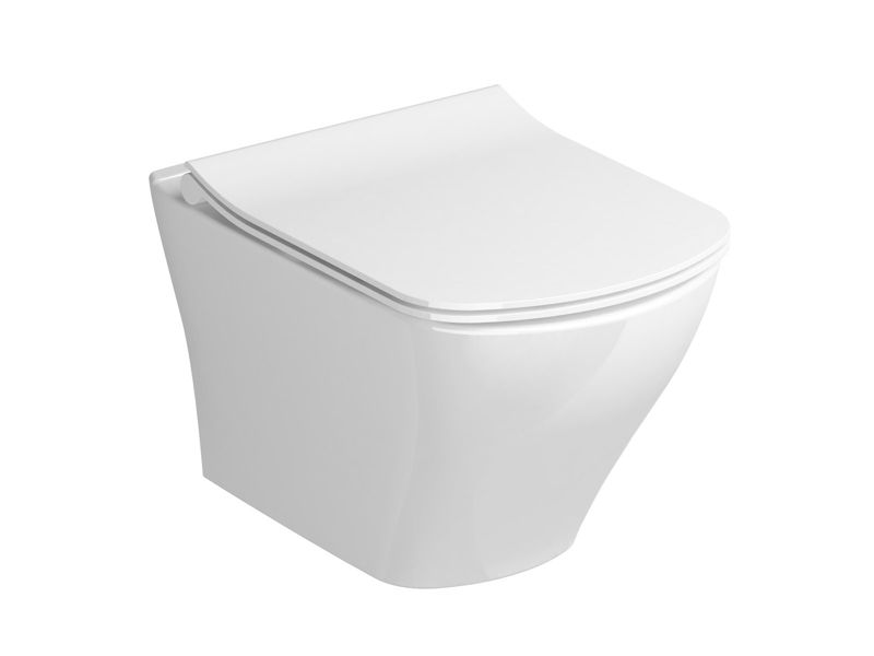 Toiletsæde Classic Slim Hvid SoftClose 360x453 mm