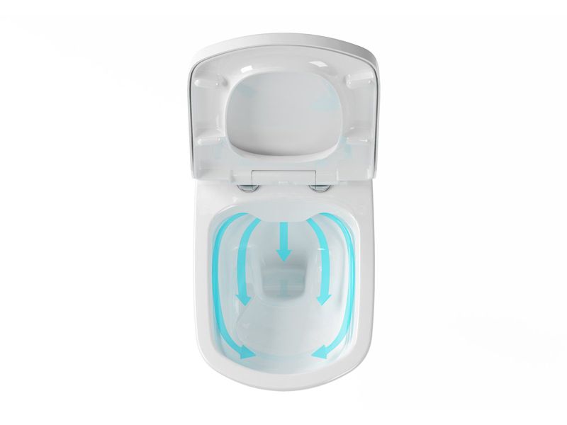Toiletsæde Classic SoftClose Hvid 366 x 453 mm