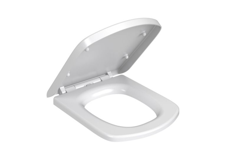 Toiletsæde Mero RimOff SoftClose Hvid 366x453x48 mm