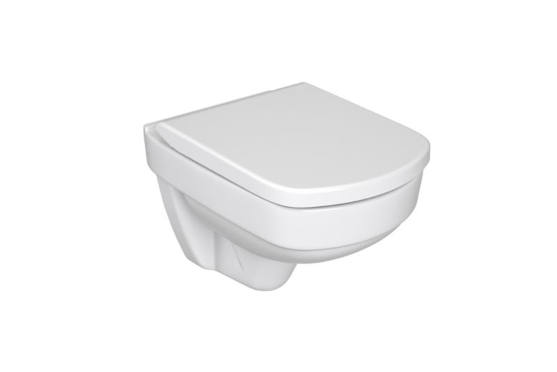 Toiletsæde Mero RimOff SoftClose Hvid 366x453x48 mm