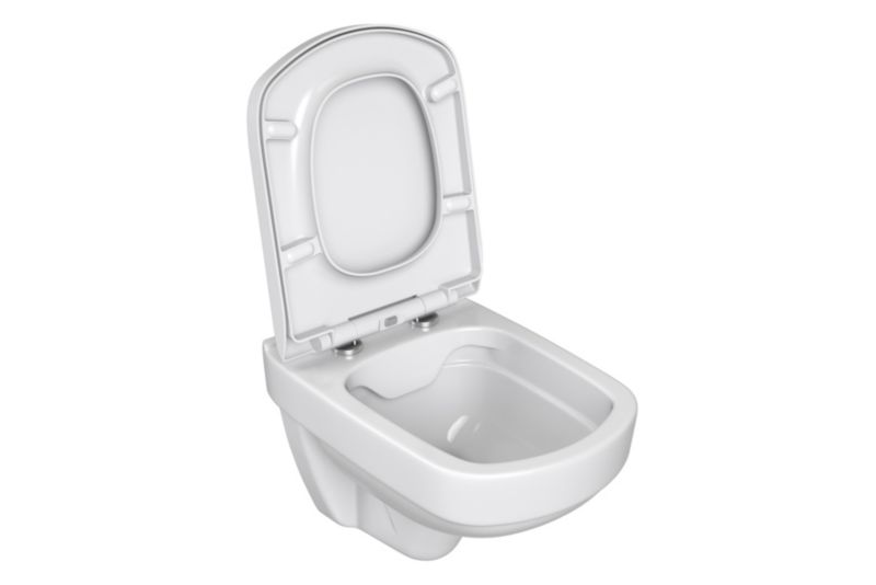 Toiletsæde Mero RimOff SoftClose Hvid 366x453x48 mm