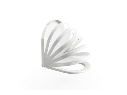 Toiletsæde Uni Chrome 02A Hvid SoftClose Duroplast 8592626027698
