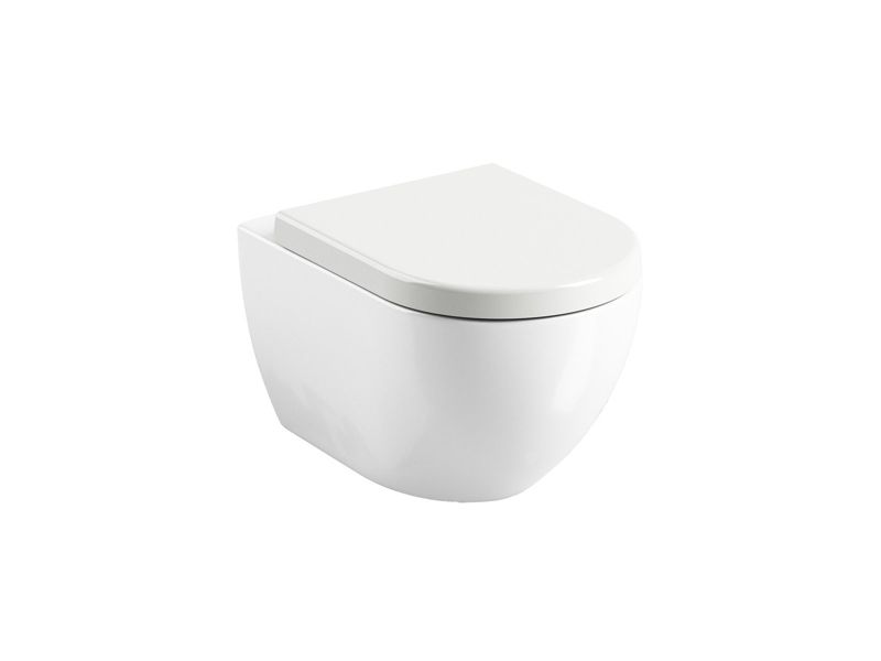 Toiletsæde Uni Chrome 02A Hvid SoftClose Duroplast 8592626027698