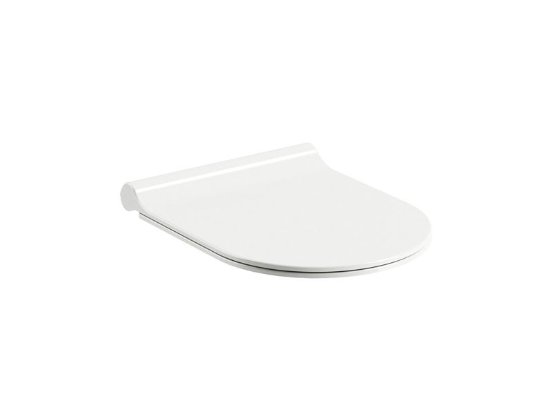 Toiletsæde Uni Chrome Slim Hvid SoftClose 358x453 mm
