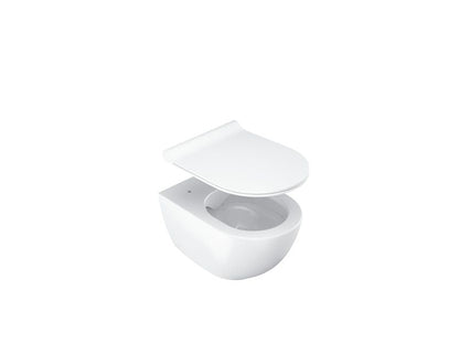 Toiletsæde Uni Chrome Slim Hvid SoftClose 358x453 mm