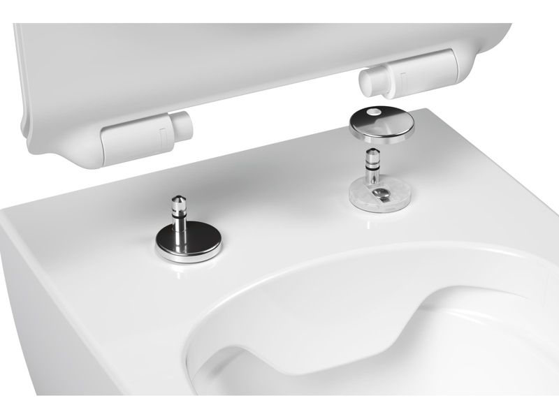 Toiletsæde Vita Slim Hvid SoftClose 364x450 mm
