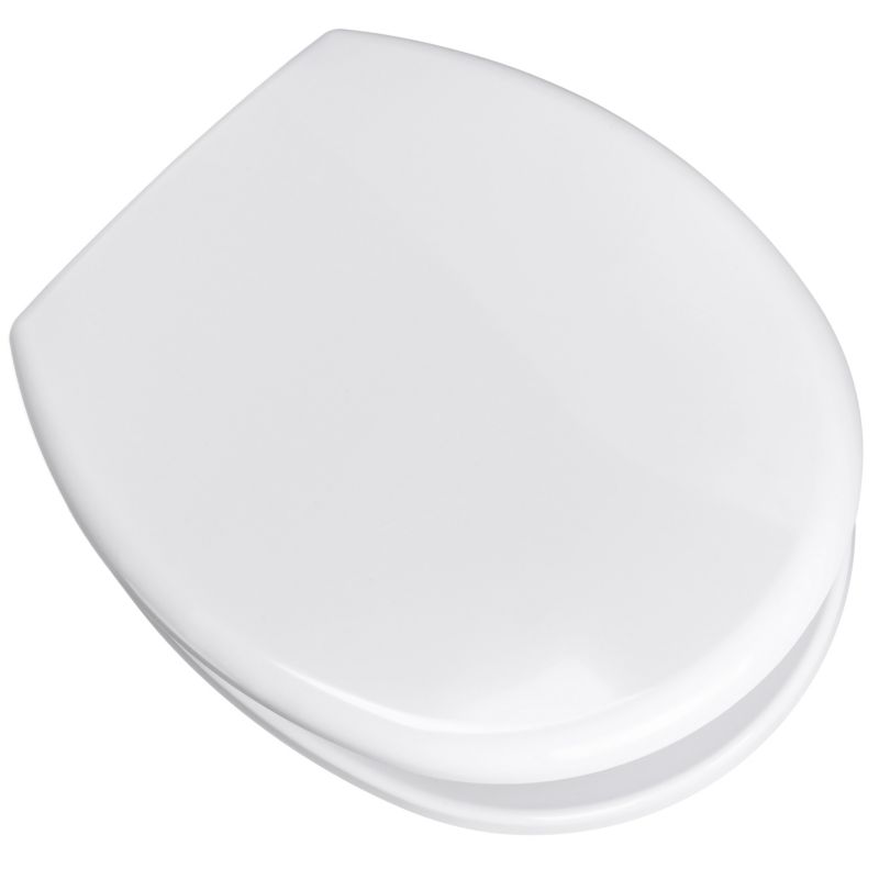 Toiletsæde BASIC PVC med Metalløse Hængsler Hvid 1 stk. | 5908310384733