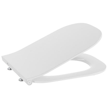 Toiletsæde SLIM Firkantet Duroplast med Softclose og Quick-Release 1 stk.