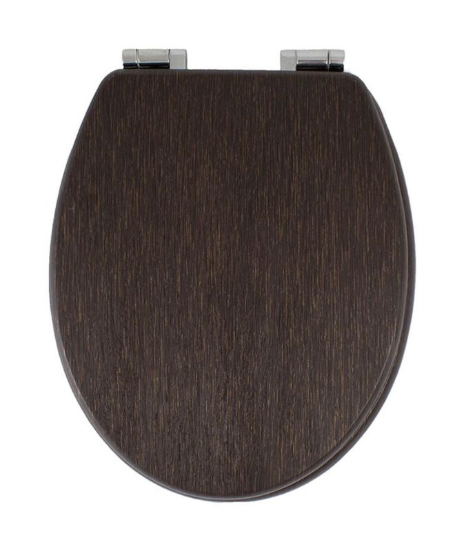 Toiletsæde MDF Wenge 37x45,5 cm Blødt Lukkende