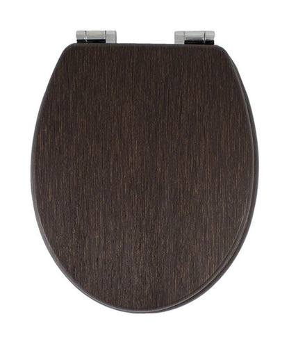 Toiletsæde MDF Wenge 37x45,5 cm Blødt Lukkende