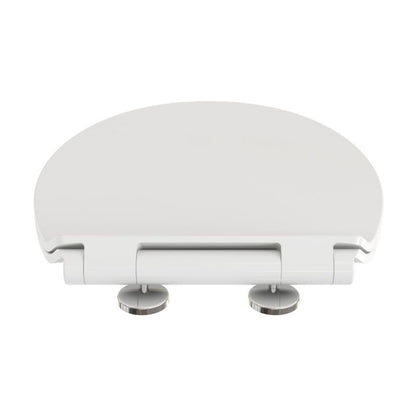 Toiletsæde Hvid Duroplast Med Soft Close 44,4 x 36,9 cm