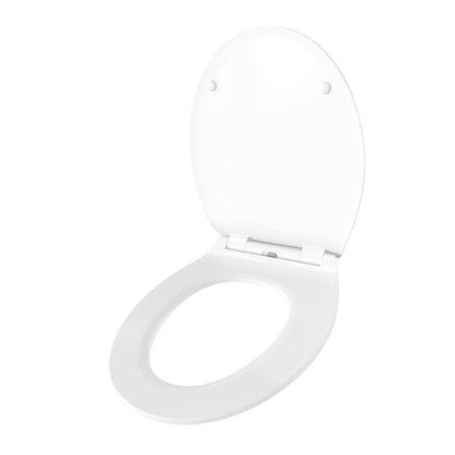 Toiletsæde Hvid Duroplast Med Soft Close 44,4 x 36,9 cm