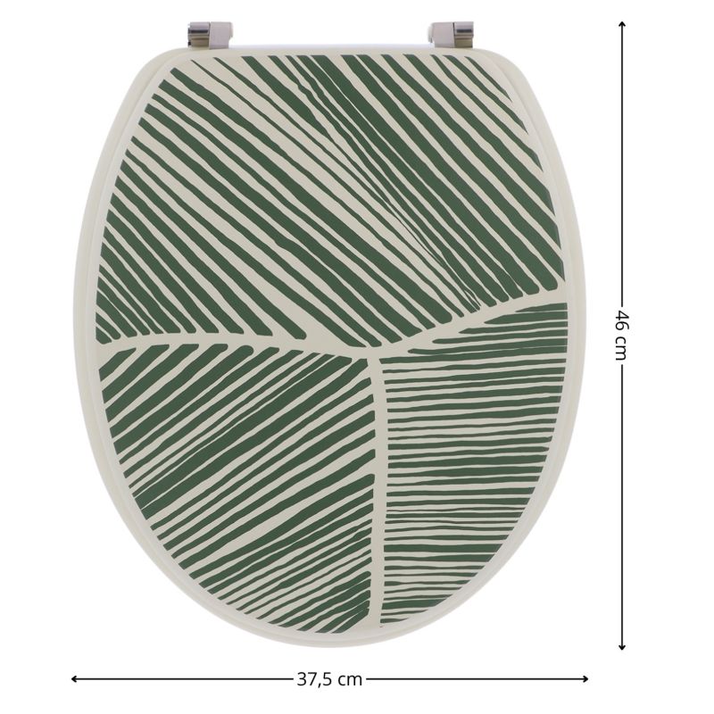 Toiletsæde Botanist Blad Grøn 37,5x46 cm