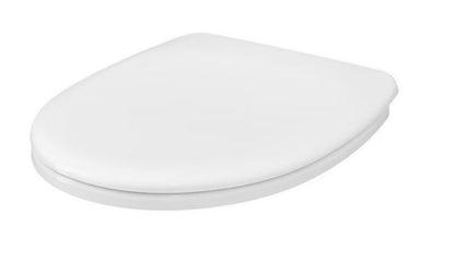 Toiletsæde Duroplast Hvid Antibakteriel Wolnoopadająca 441x358 mm