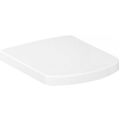 Toiletsæde med Soft Close Duroplast Antibakteriel Hvid 1 stk.