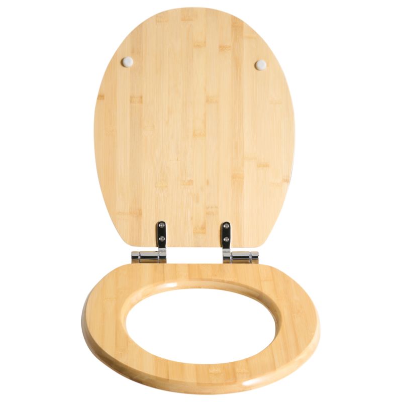 Toiletsæde Cuareim Bambus Blødt Luk 45 cm Natur